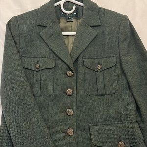 Ralph Lauren Dark Green Wool Blazer/Jacket